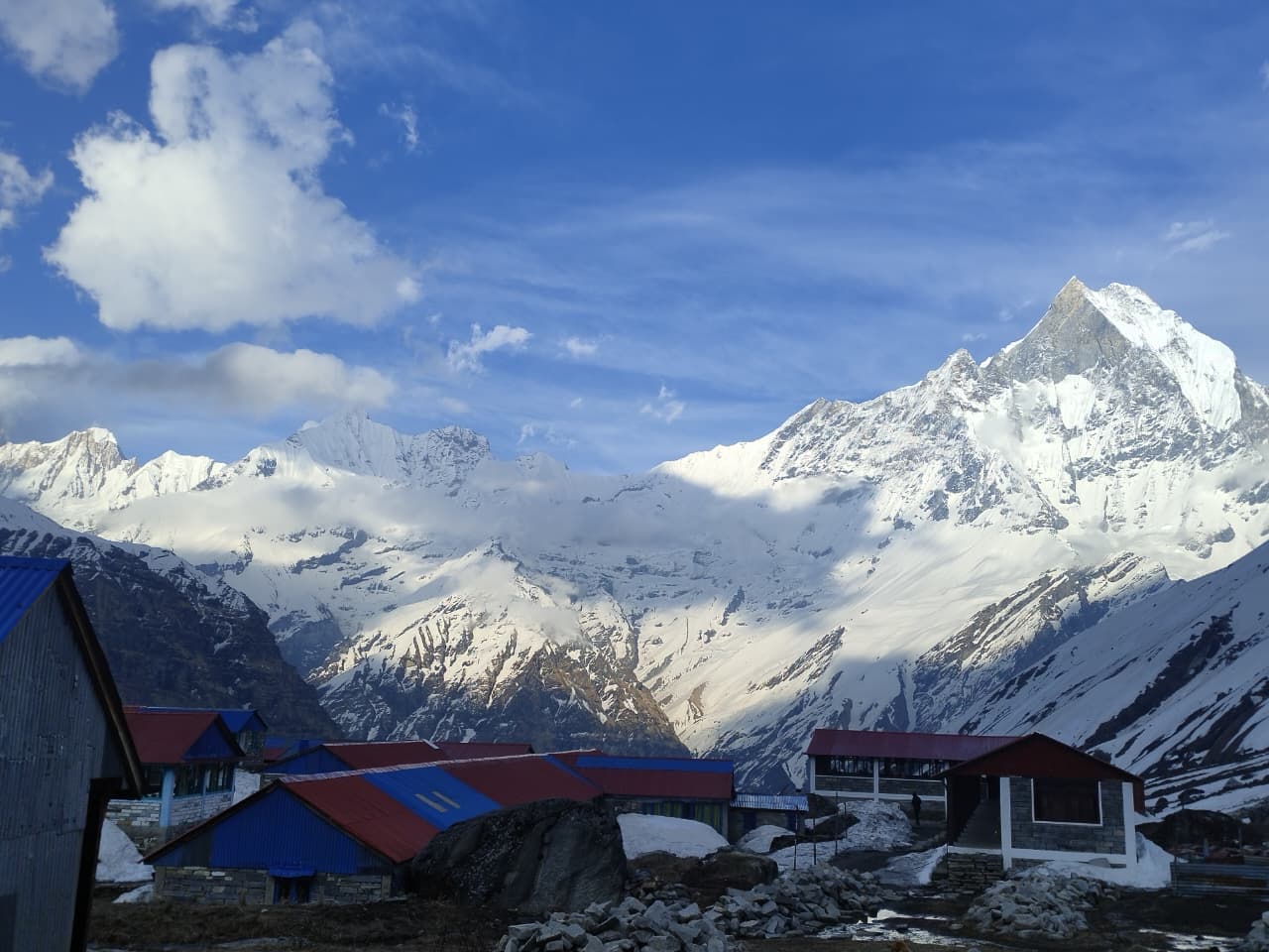 Prayer flags in the wind